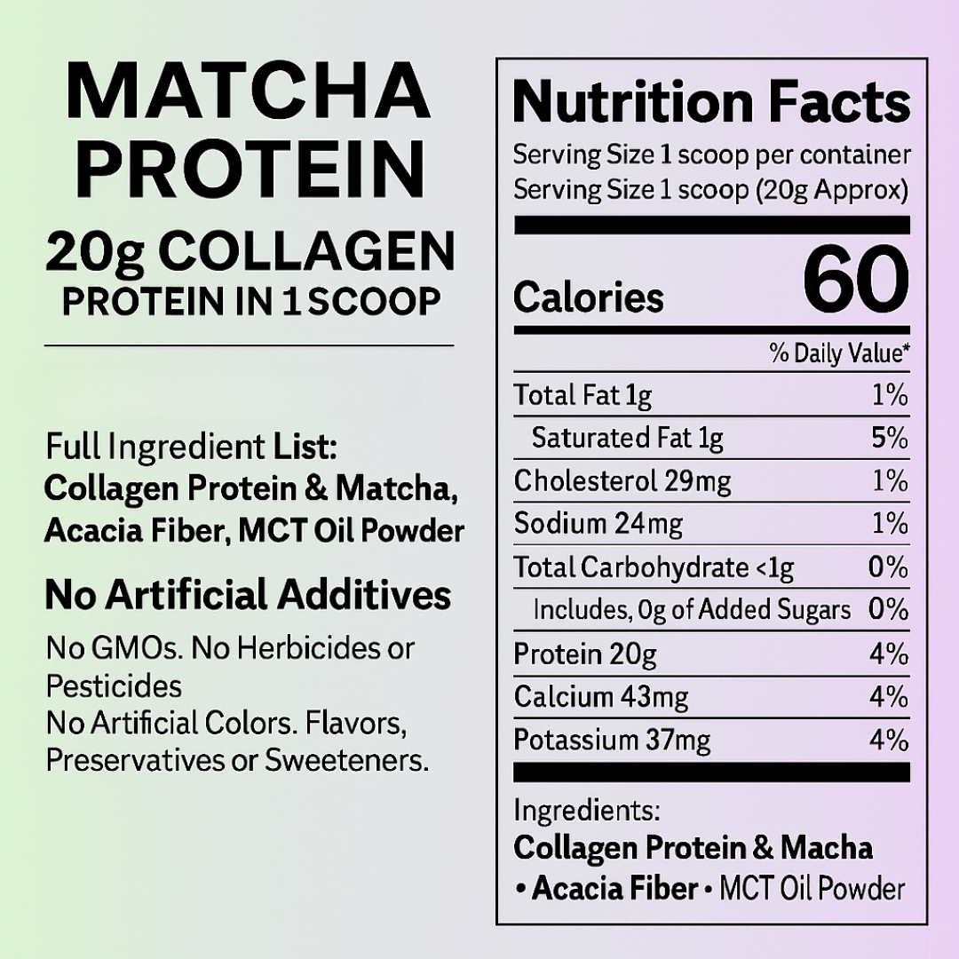 Matcha protein